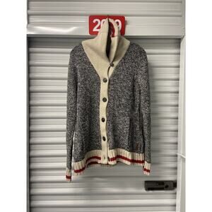 Roots Cabin Womens XL Wool Cardigan Sweater 20.5 X 28 Inches